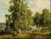 Ferdinand von Wright Summer landscape Germany oil painting artist